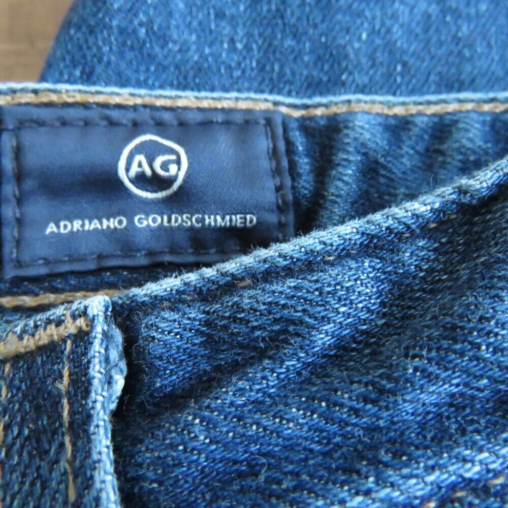 AG ADRIANO GOLDSCHMIED The Etta High Waisted Wide Leg Crop Jeans Released Hem 26 - Picture 16 of 16